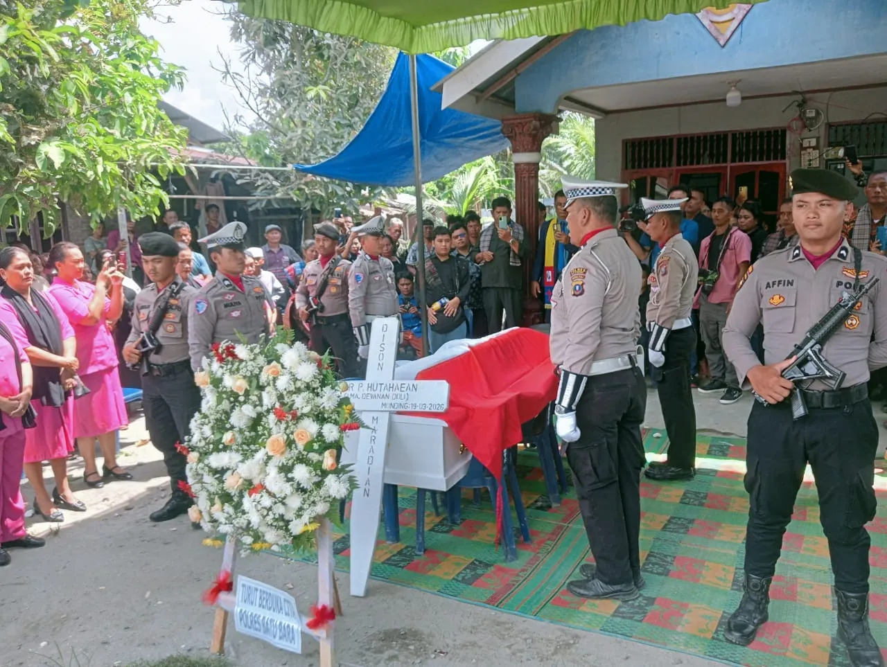 Personil Polres Batubara AIPDA Sihar P. Hutahaean Meninggal Dunia