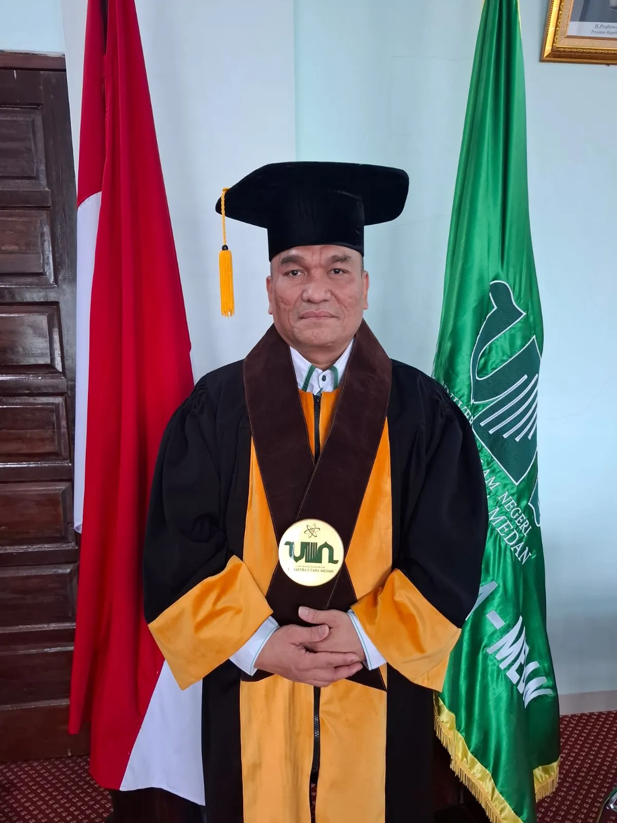 Dari 'Profesor Berita' ke Guru Besar, Anang Anas Azhar Resmi Dikukuhkan di UINSU