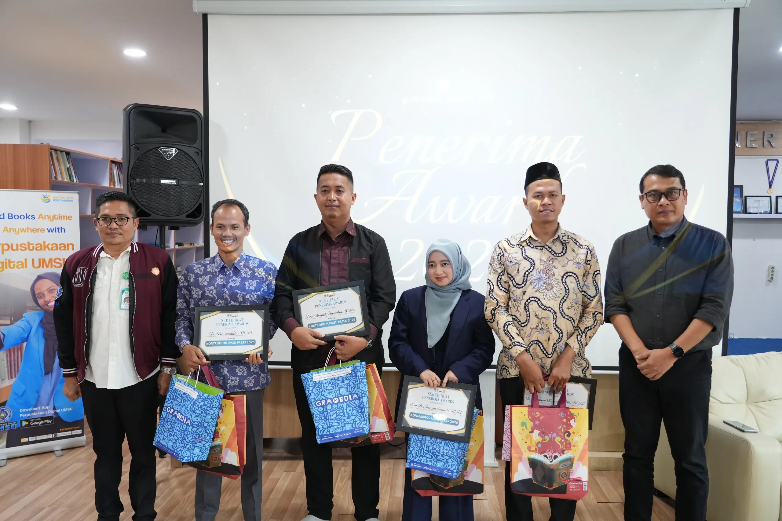 UMSU Press Unggul di Tengah Ribuan Kampus, Apresiasi 413 Penulis di Hari Buku Dunia