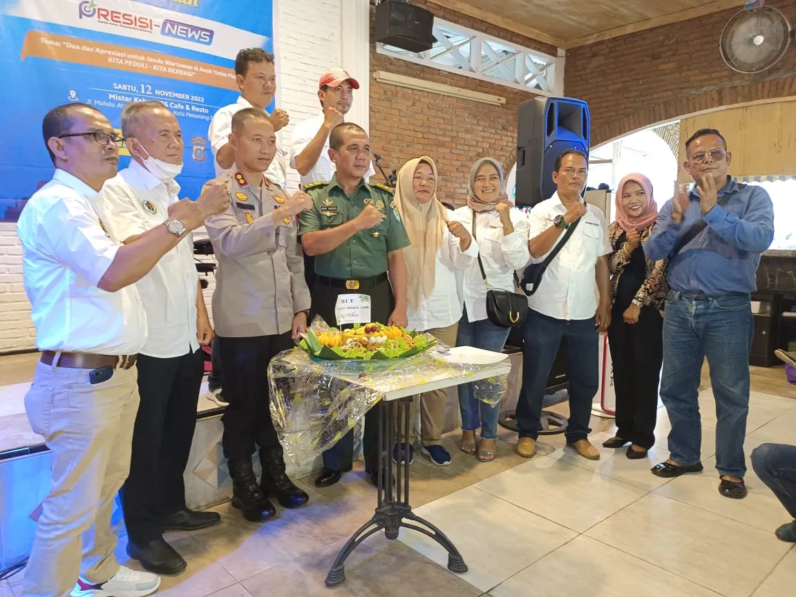 Kapolres Pematang Siantar Hadiri HUT Ke- 1 Presisi News.Com 