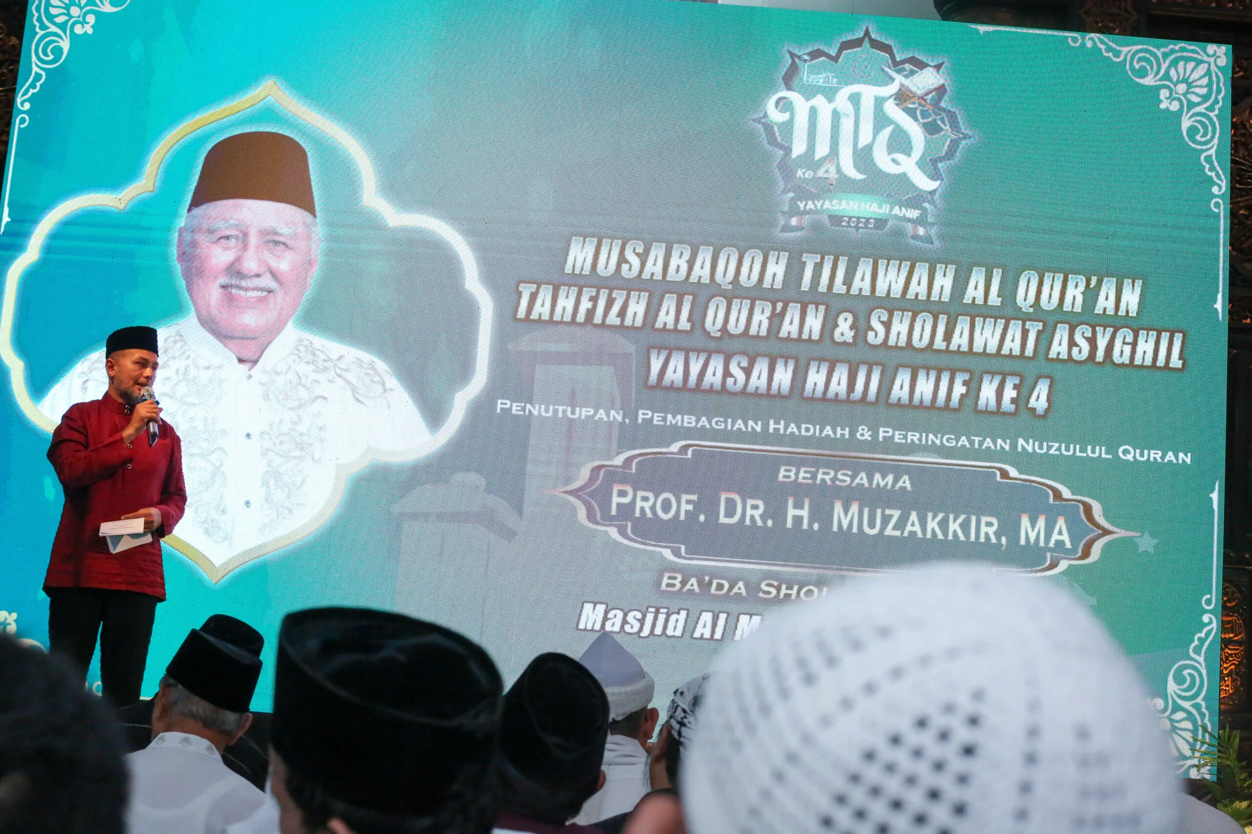 Wagubsu Tutup MTQ Yayasan Haji Anif Ke-4