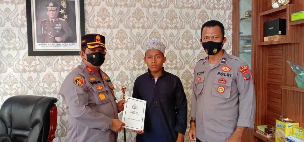 Hamdani Minta Do'a Restu Kapolres Menimba Ilmu Kepulau Jawa