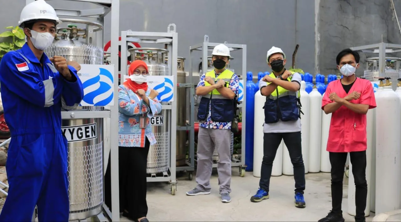 PGN Bersama Produsen Oksigen Salurkan Bantuan Hadapi Covid-19