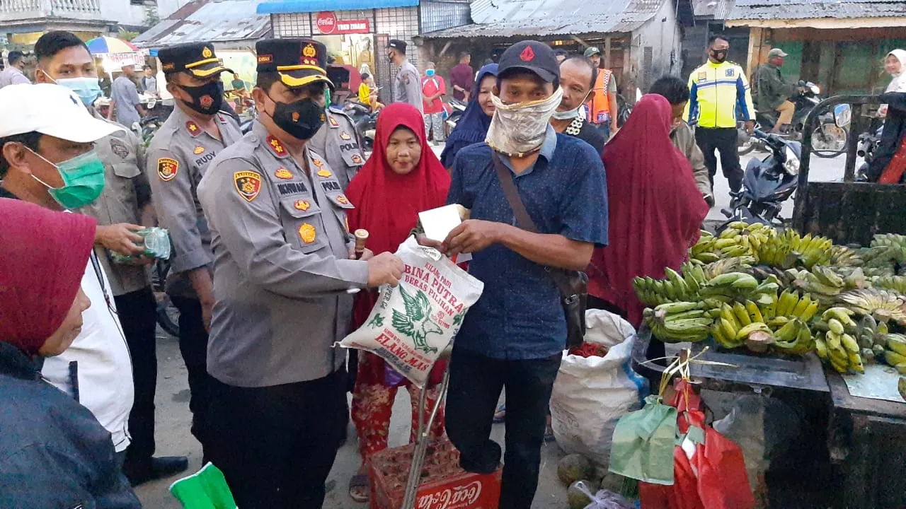 Kapolres Batubara Dan Tokoh Agama Sholat Subuh Berjamaah