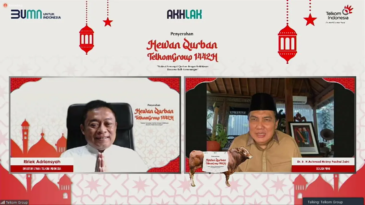 TelkomGroup Salurkan 800 Hewan Kurban Di Seluruh Indonesia