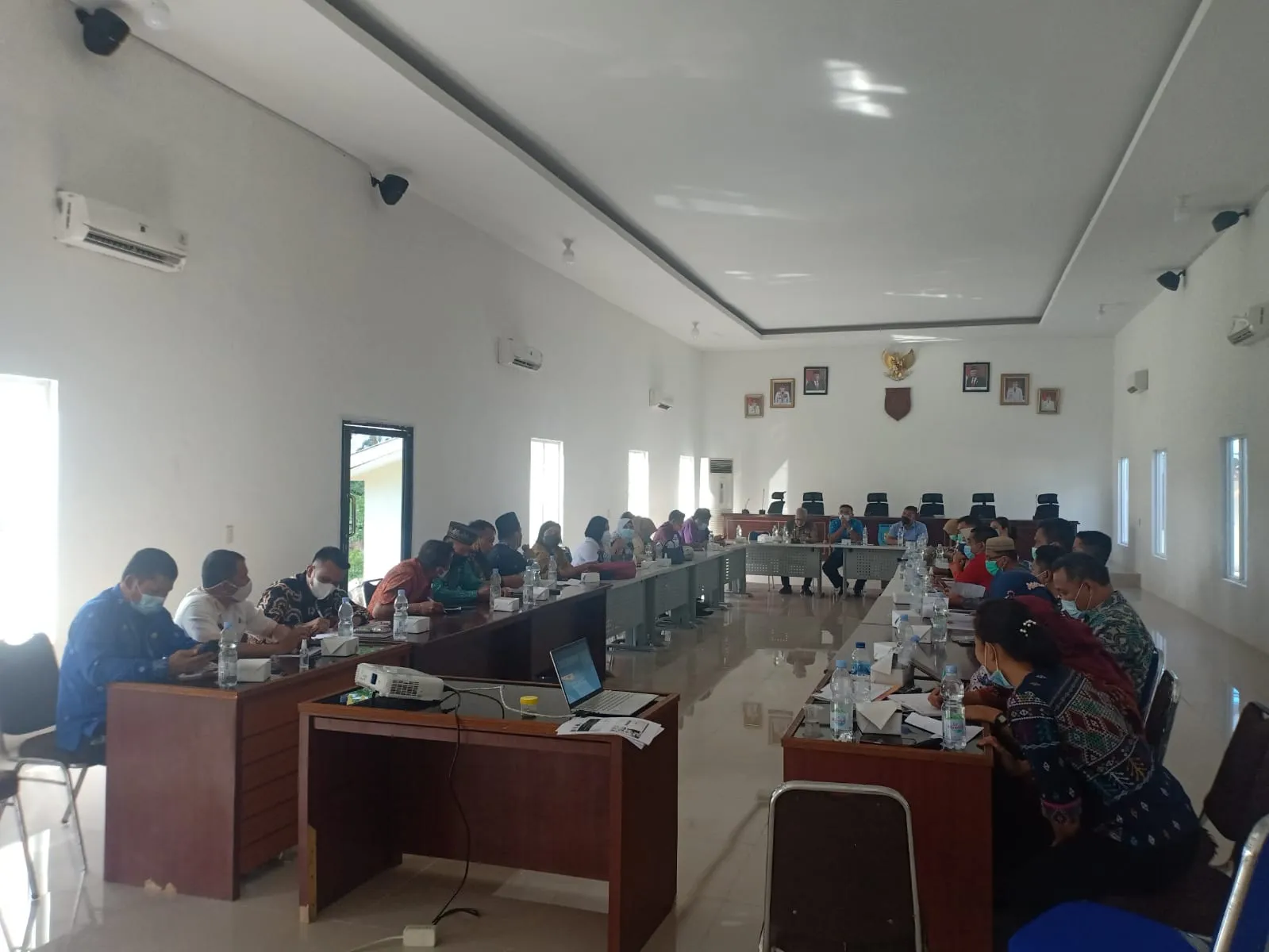 Kapolres Dan Bupati Batubara Gelar Rapat Vaksian Tahap II