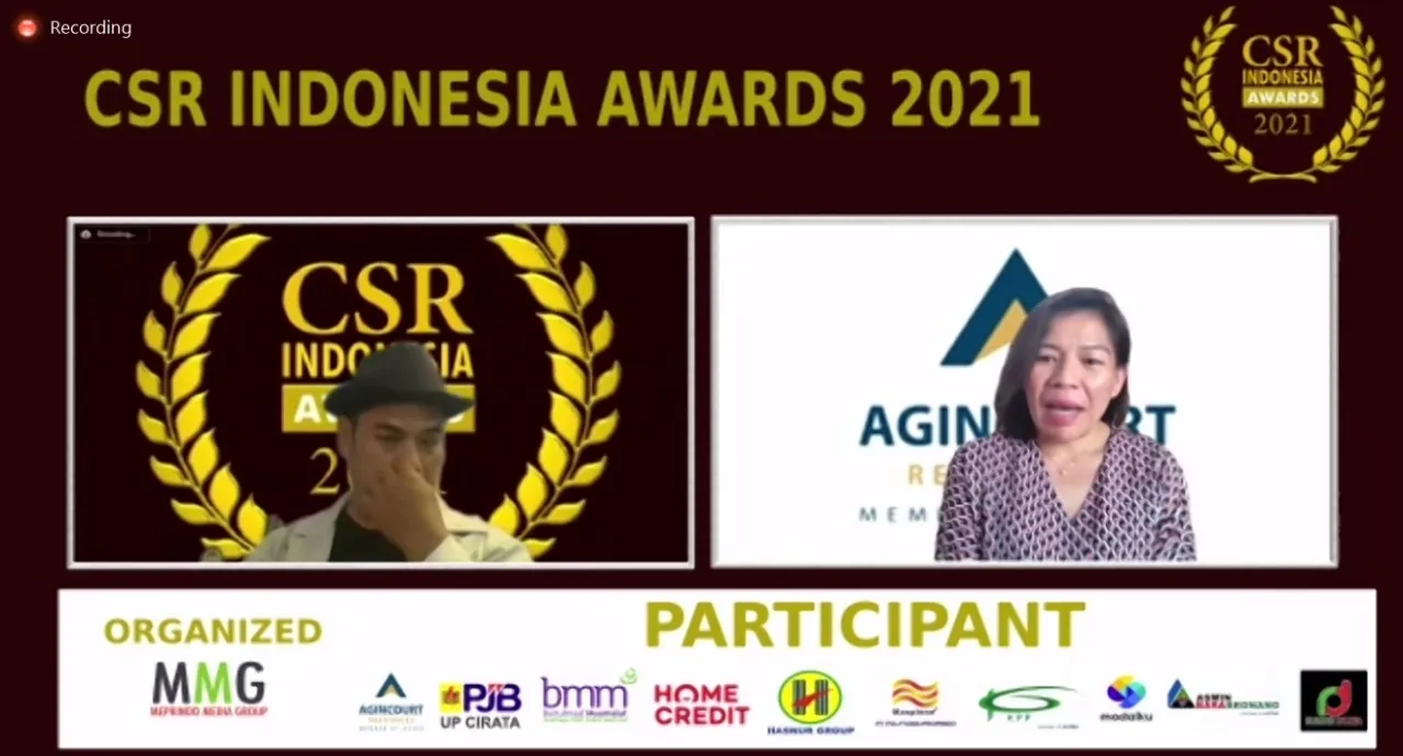 Agincourt Raih Best of The Best Di "CSR Indonesia Awards 2021"