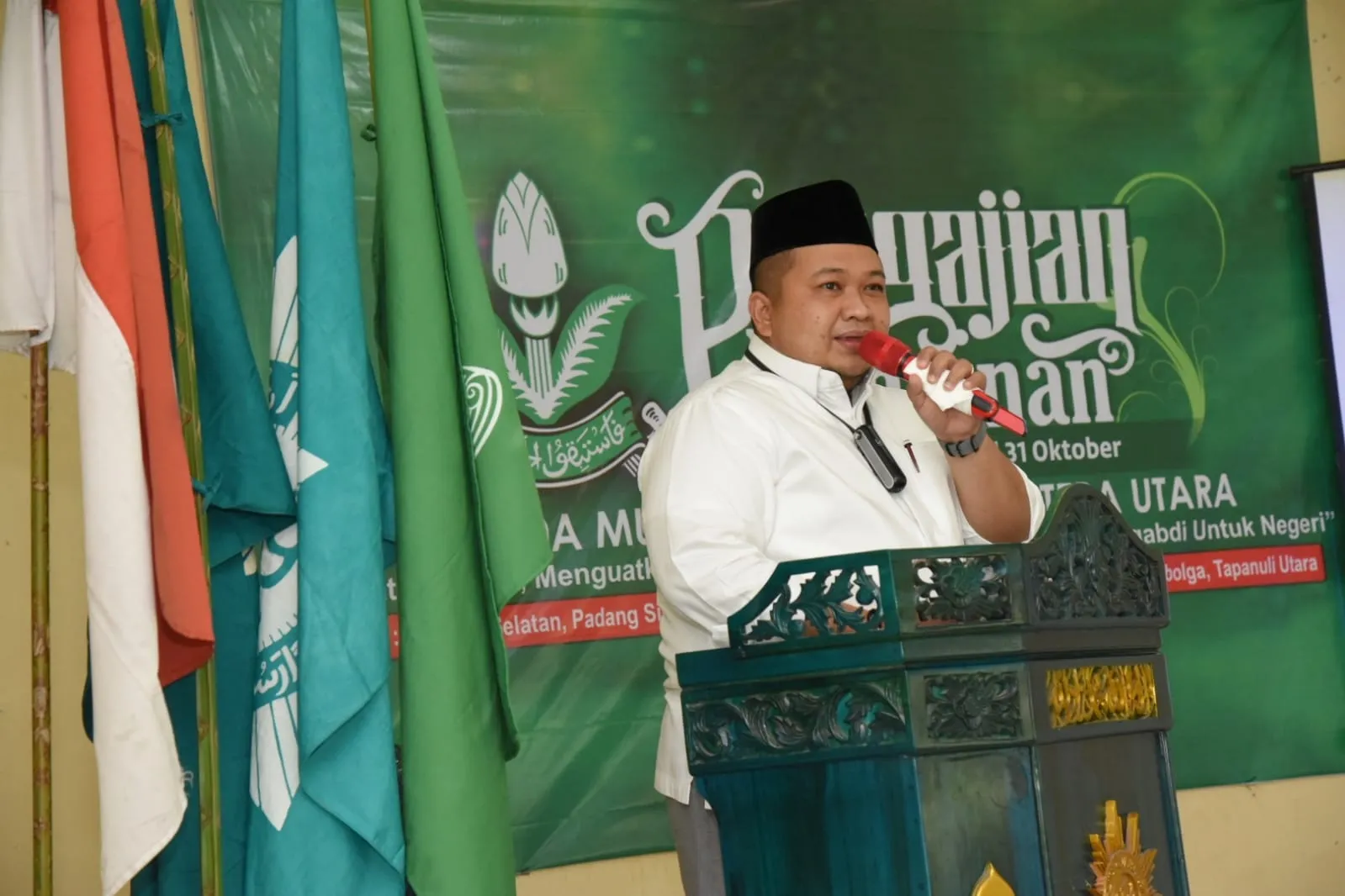 Bupati Tapsel Buka Pengajian Wilayah Pemuda Muhammadiyah Sumut Zona Tiga