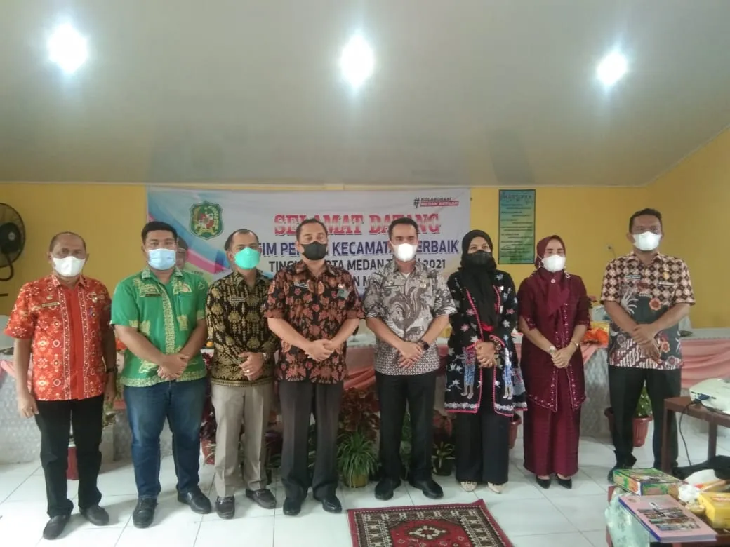 Tim Penilaian Kecamatan Terbaik Kota Medan Kunjungi Kecamatan Medan Timur