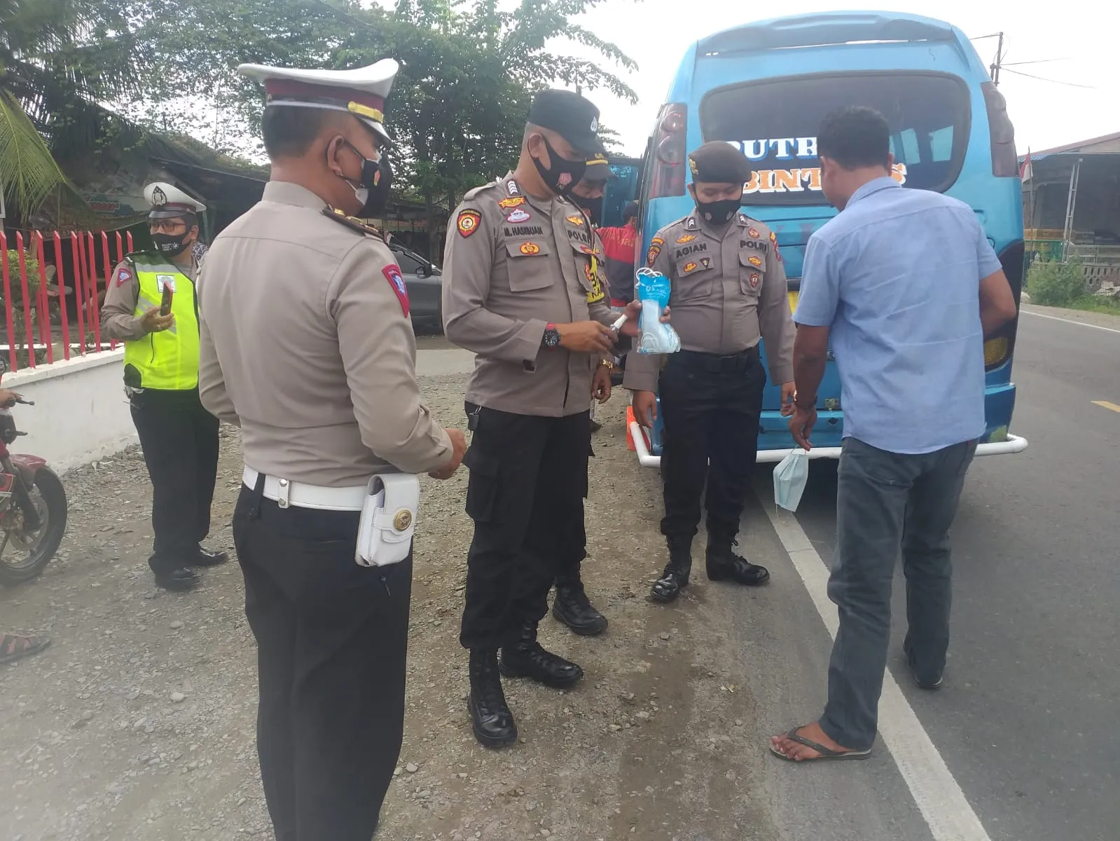 24 Pelanggar Ditindak Giat Ops Yustisi Gabungan Polres Batubara