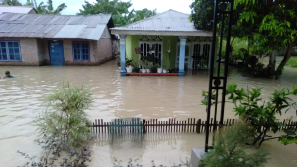 Ribuan Rumah Di Sei Rampah Dan Tanjung Beringin Di Genangi Air