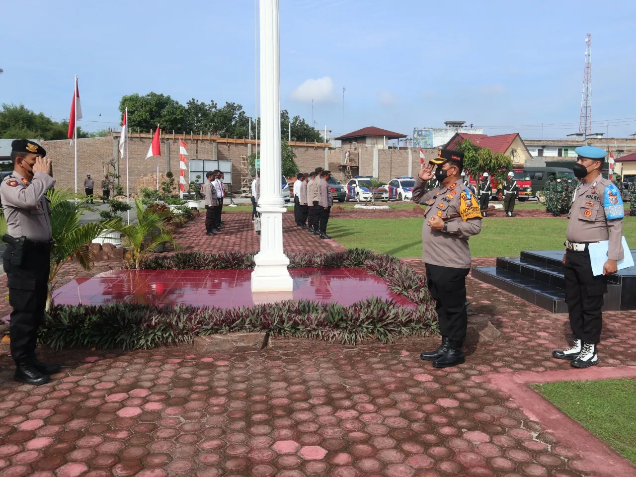 Cegah Penyebaran Covid-19, Polres Batubara Apel Pasukan Ops Zebra Toba 2021