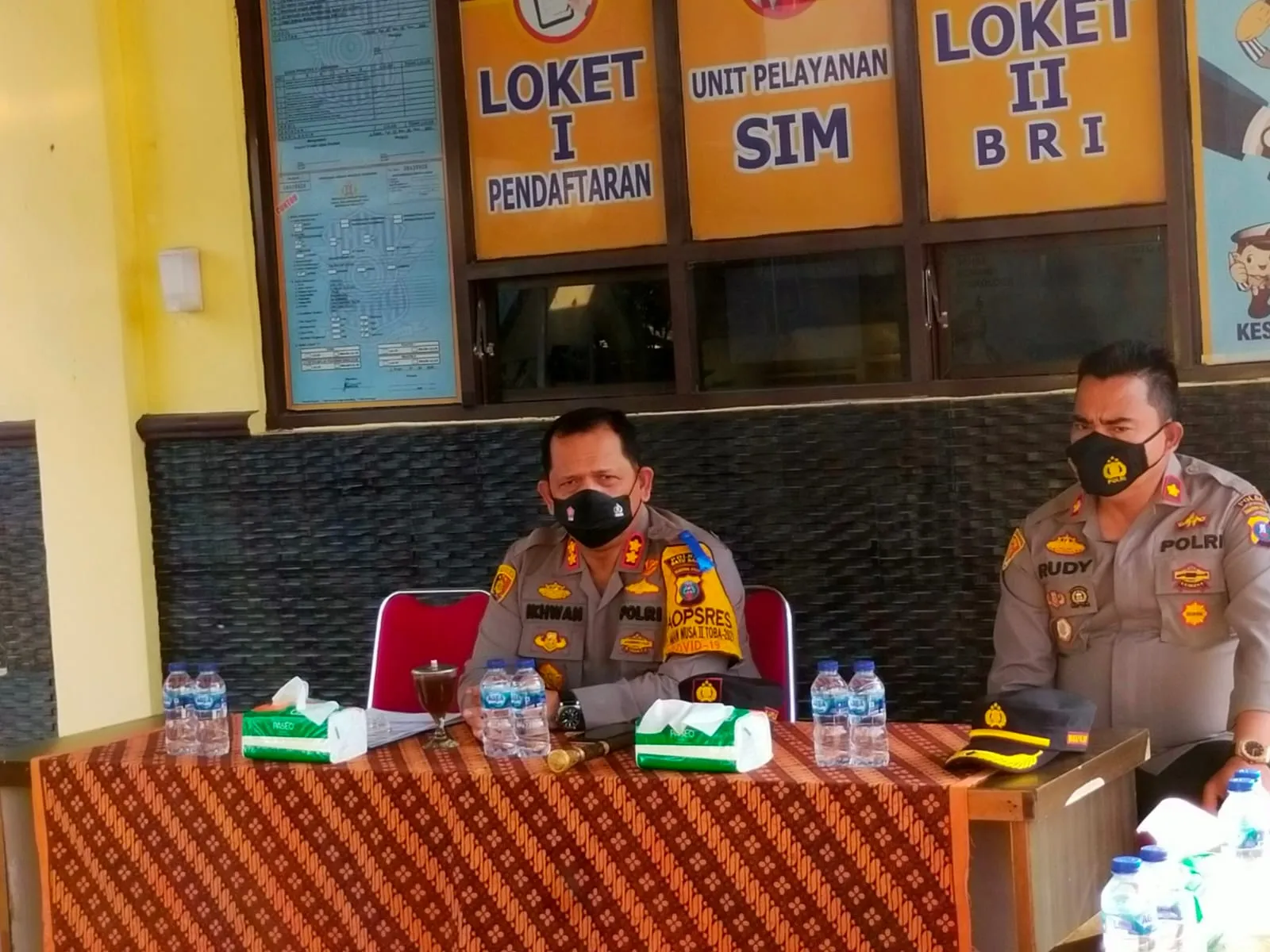 Polres Dan PJU Batubara Zoom Meeting Bersama Kapoldasu