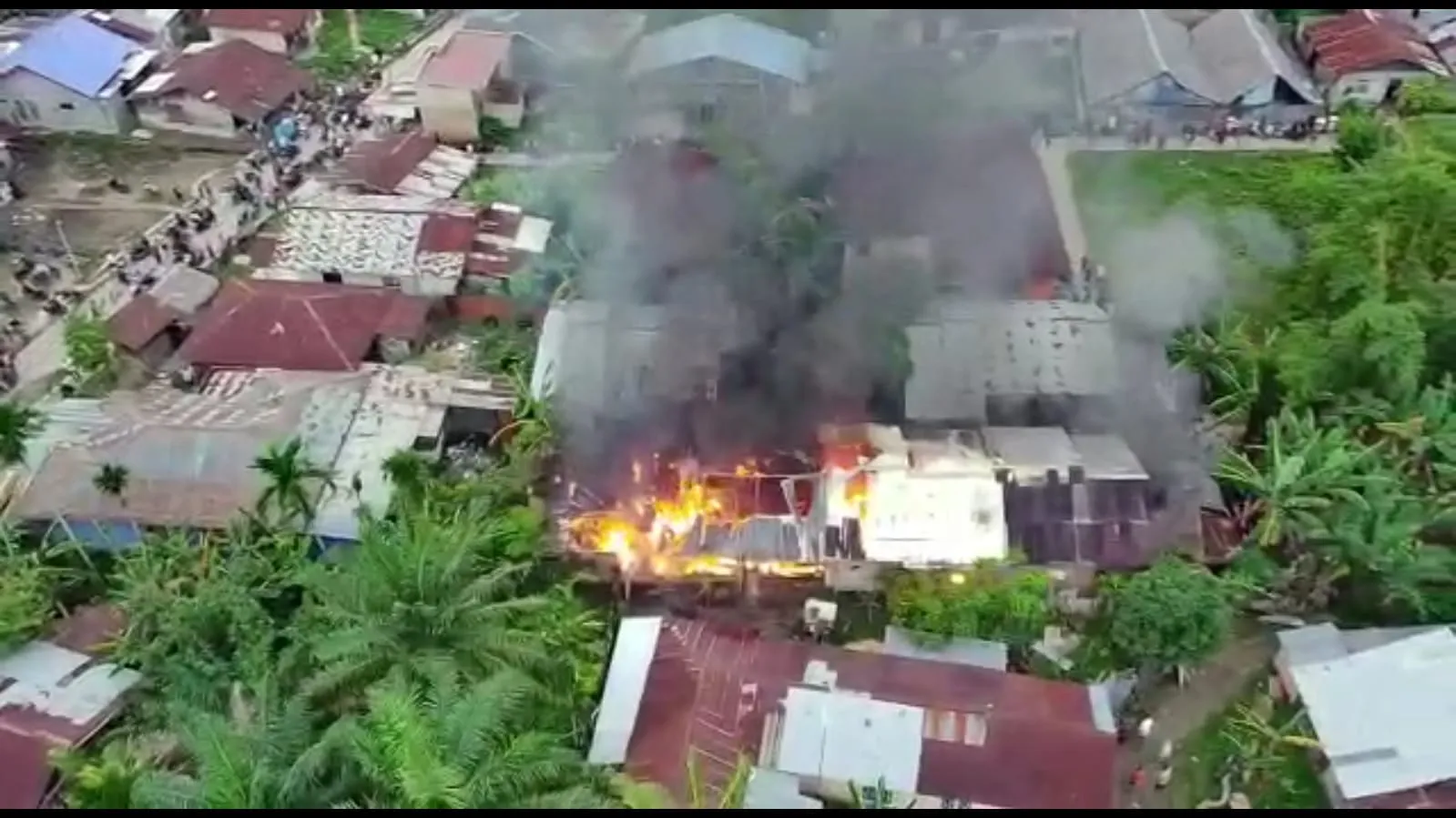 Tiga Rumah Di Sei Bilah Terbakar