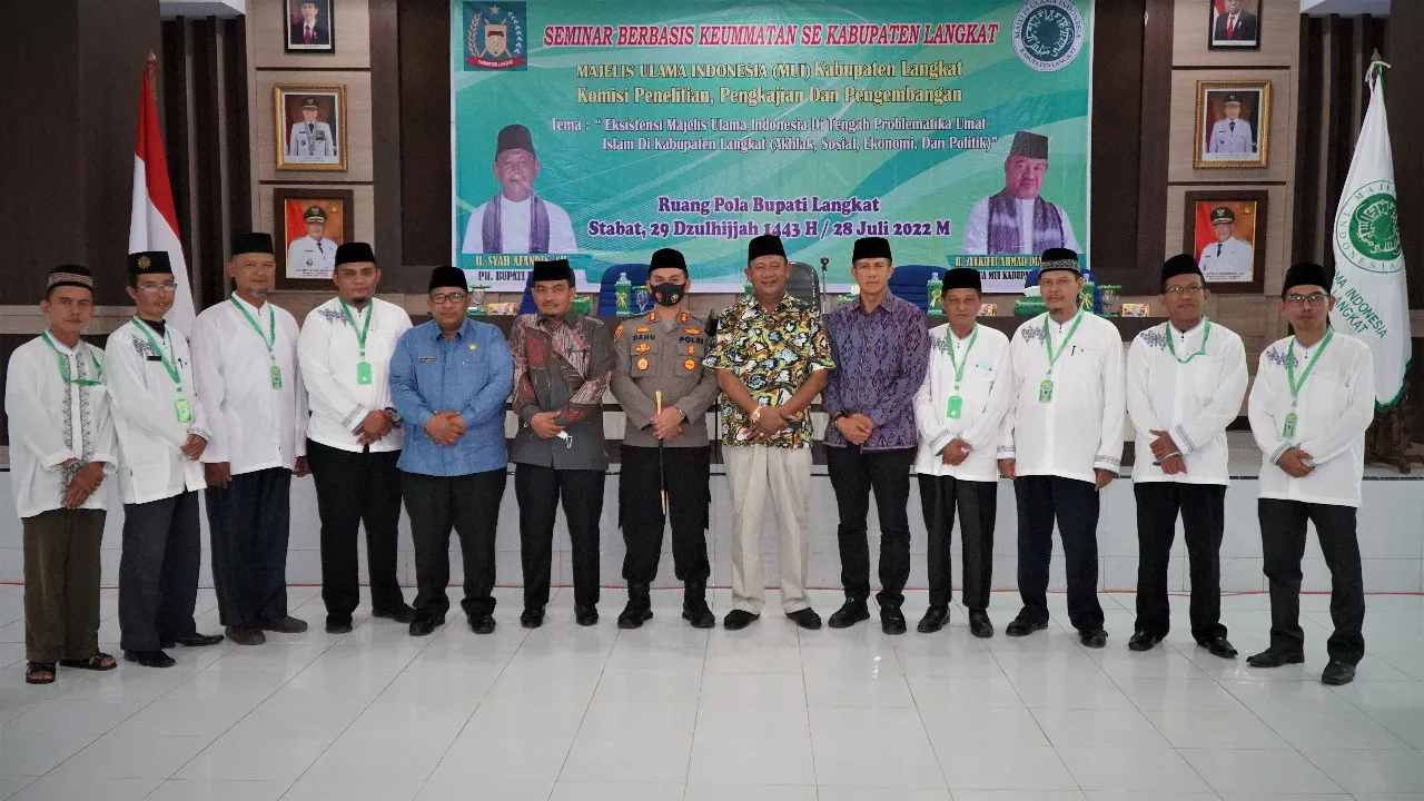 Plt Bupati Buka Seminar Eksistensi MUI Langkat