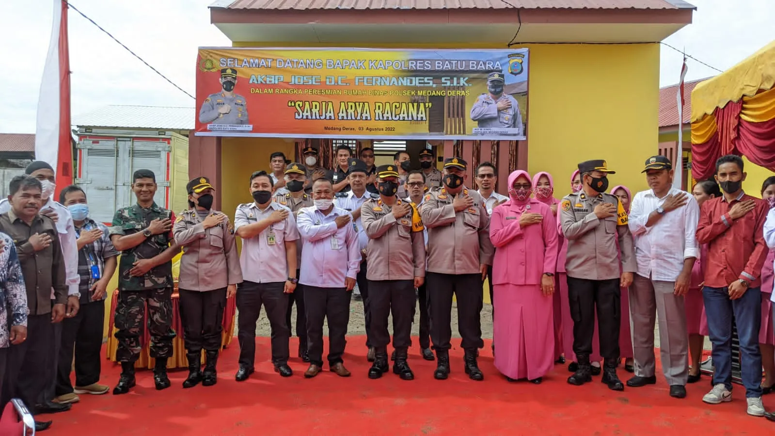 4 Rumah Dinas Sarja Arya Racana Dibangun CV Berkah Abadi Diresmikan