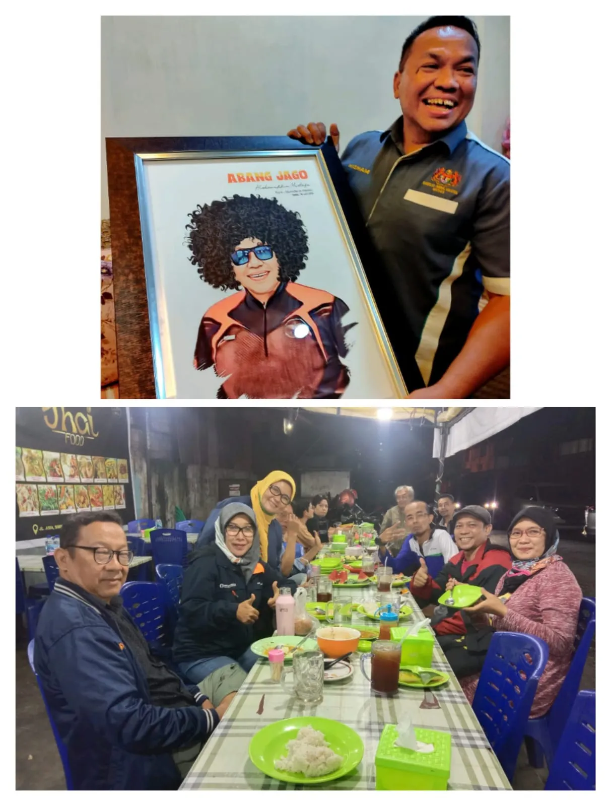 'Abang Jago' Hishamuddin Mustafa Jamu Makan Malam Wartawan Secara Virtual