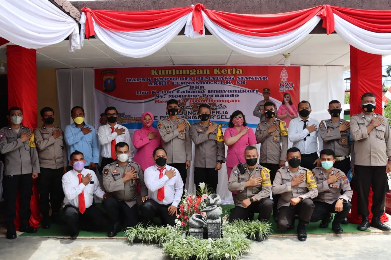 Kapolres Akhiri Kunker Ke Mako Polsek Siantar Selatan Dan Polsek Siantar Marihat
