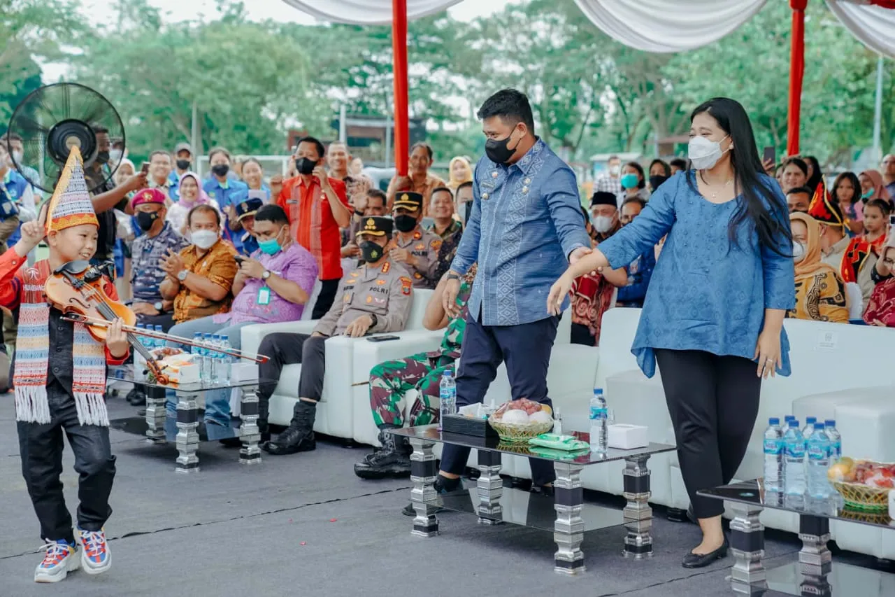 Peringatan Hari Anak Nasional Tingkat Kota Medan Tahun 2022 Meriah
