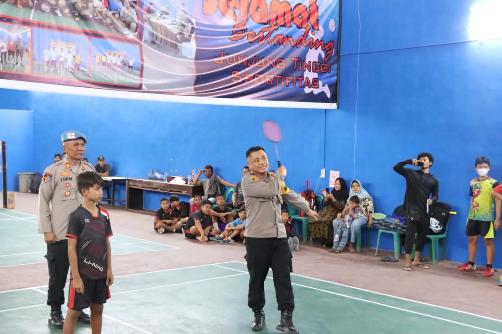 HUT Ke-77 Kemerdekaan RI, Polres Sergai Gelar Turnamen Badminton Kapolres Cup
