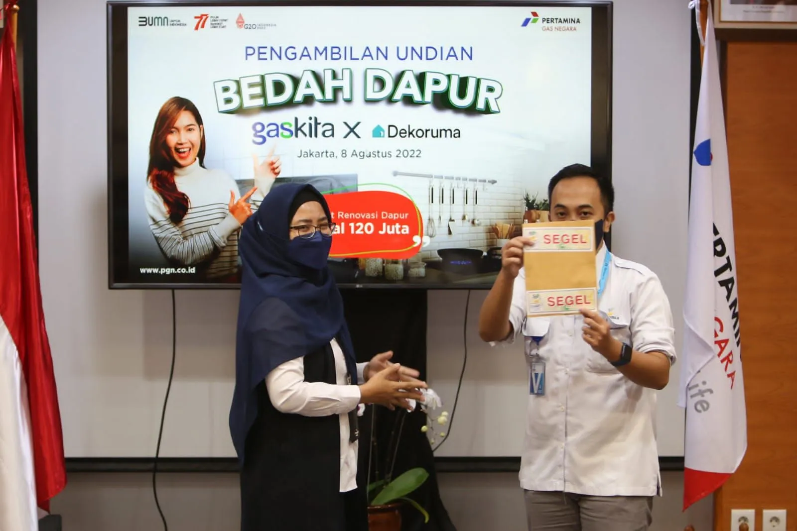 PGN Umumkan Pemenang Bedah Dapur Jargas Gaskita Periode I 2022