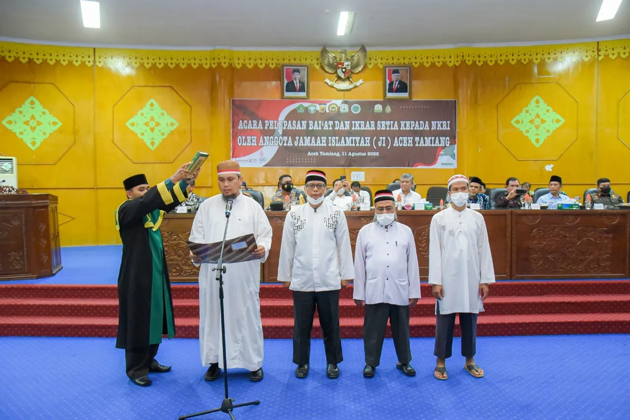 389 Anggota Jamaah Islamiyah (JI) Lakukan Pelepasan Bai’at
