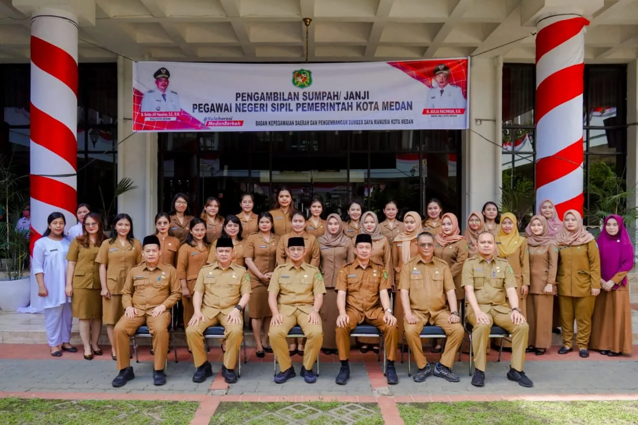 191 PNS Pemko Medan Diambil Sumpah & Janji