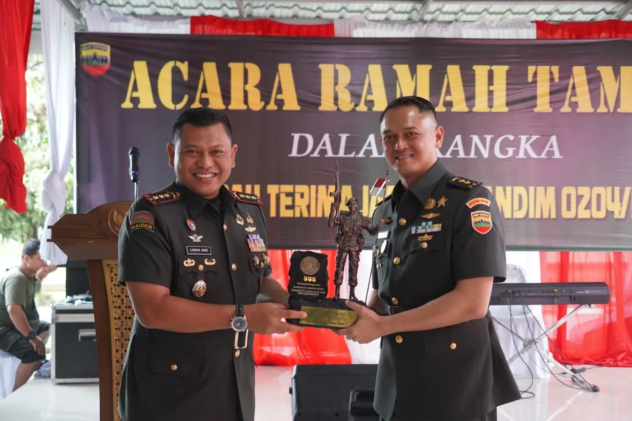 Danrem 022/PT Serah Terima Jabatan Dandim 0204/DS