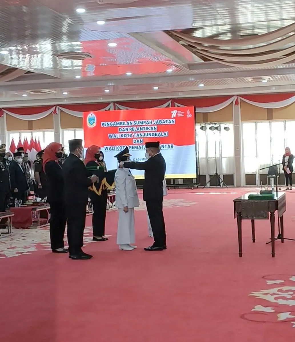 Gubsu Lantik Wali Kota Pematang Sianțar