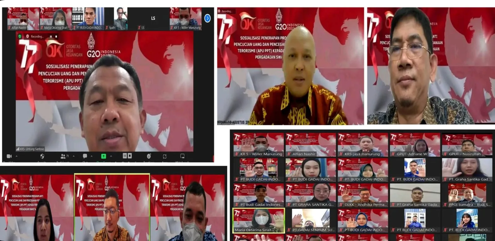 OJK Sosialisasi Anti Pencucian Uang Dan Pencegahan Dana Terorisme