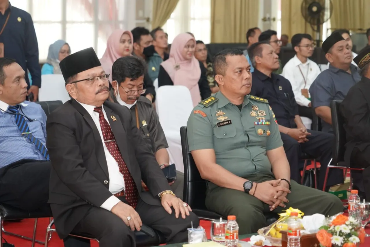 Kasiren Rem 022/PT Hadiri Pelantikan Ketua Pengadilan Agama