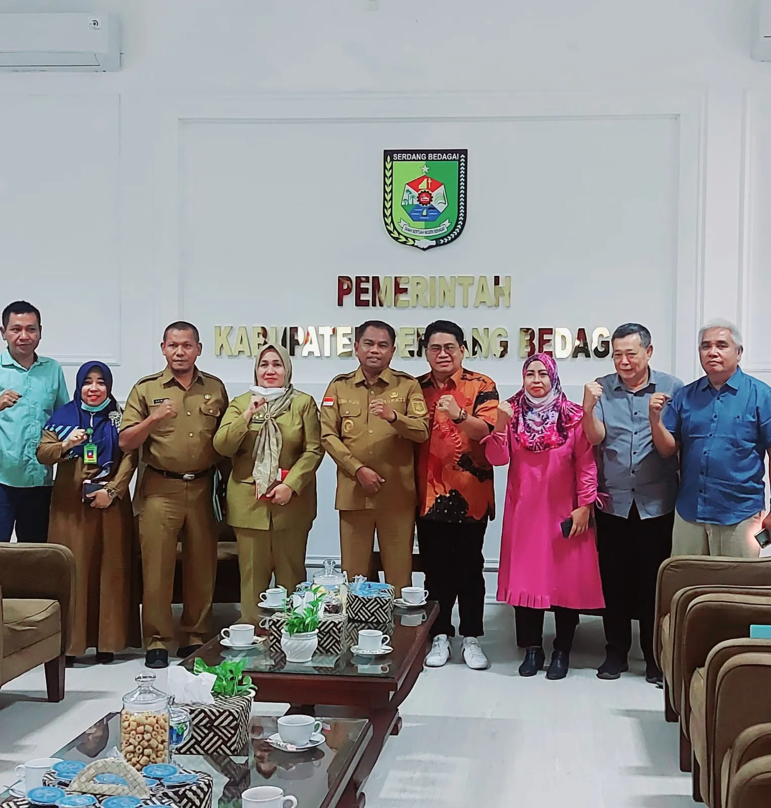 Pemkab Sergei Siap Dukung SPS Sumut Kampanye Gerakan Baca Koran