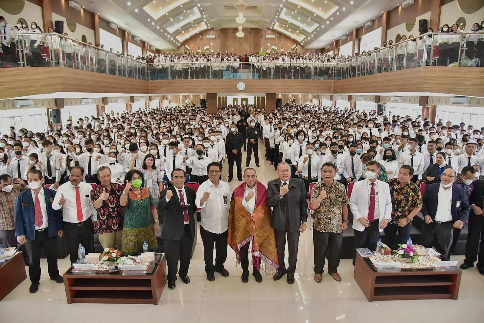 Gubsu Sampaikan Kuliah Umum Mahasiswa HKBP Nomensen