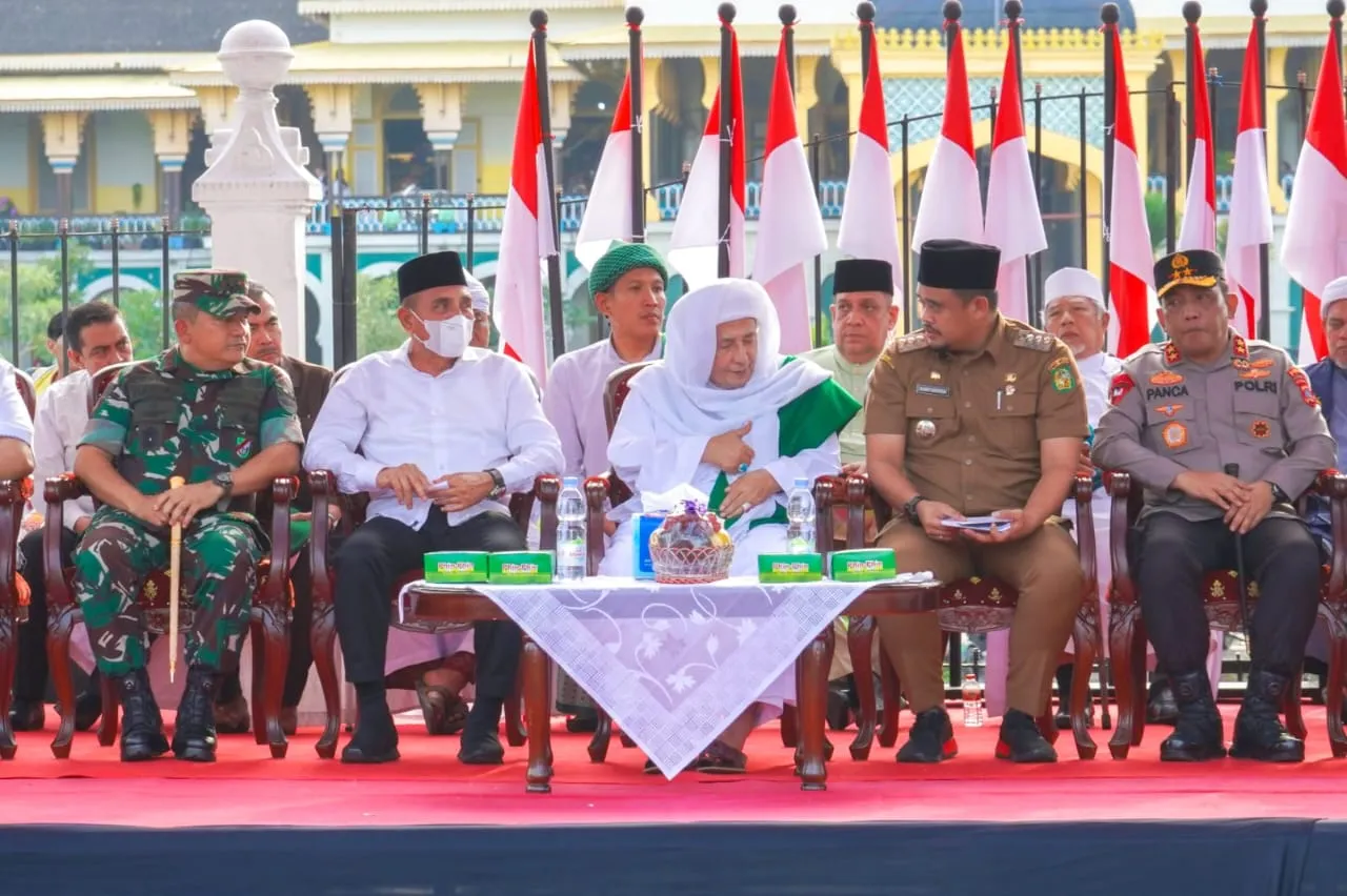 Bobby Hadiri Doa Untuk Negeri & Kirab Merah Putih 2022
