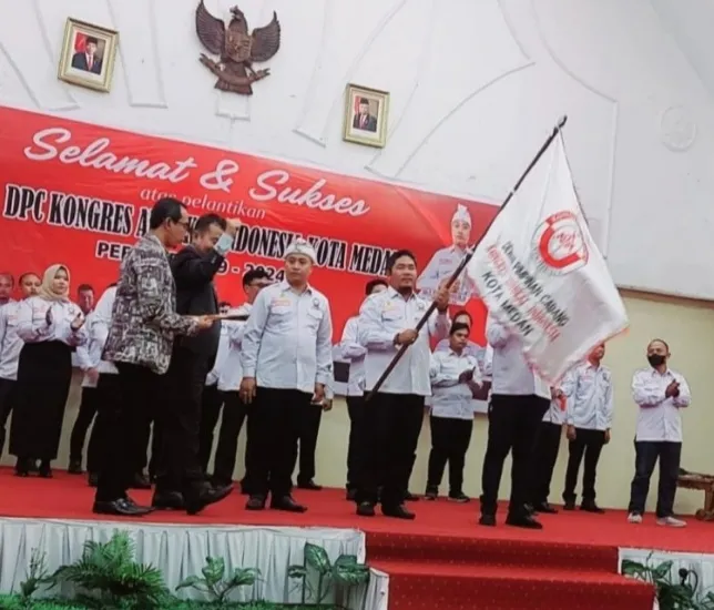 DPC Bravo Lima Hadiri Pelantikan KAI Sumatera Utara
