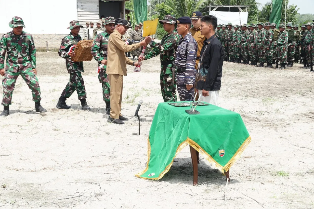 TMMD Ke-115 Kodim 0208/Asahan Resmi Dibuka Di Desa Silo Baru