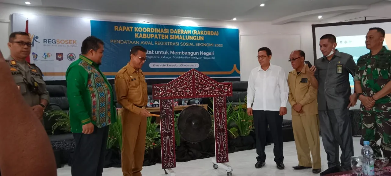 BPS Sosialisasi Pendataan Awal Regsosek Di Simalungun