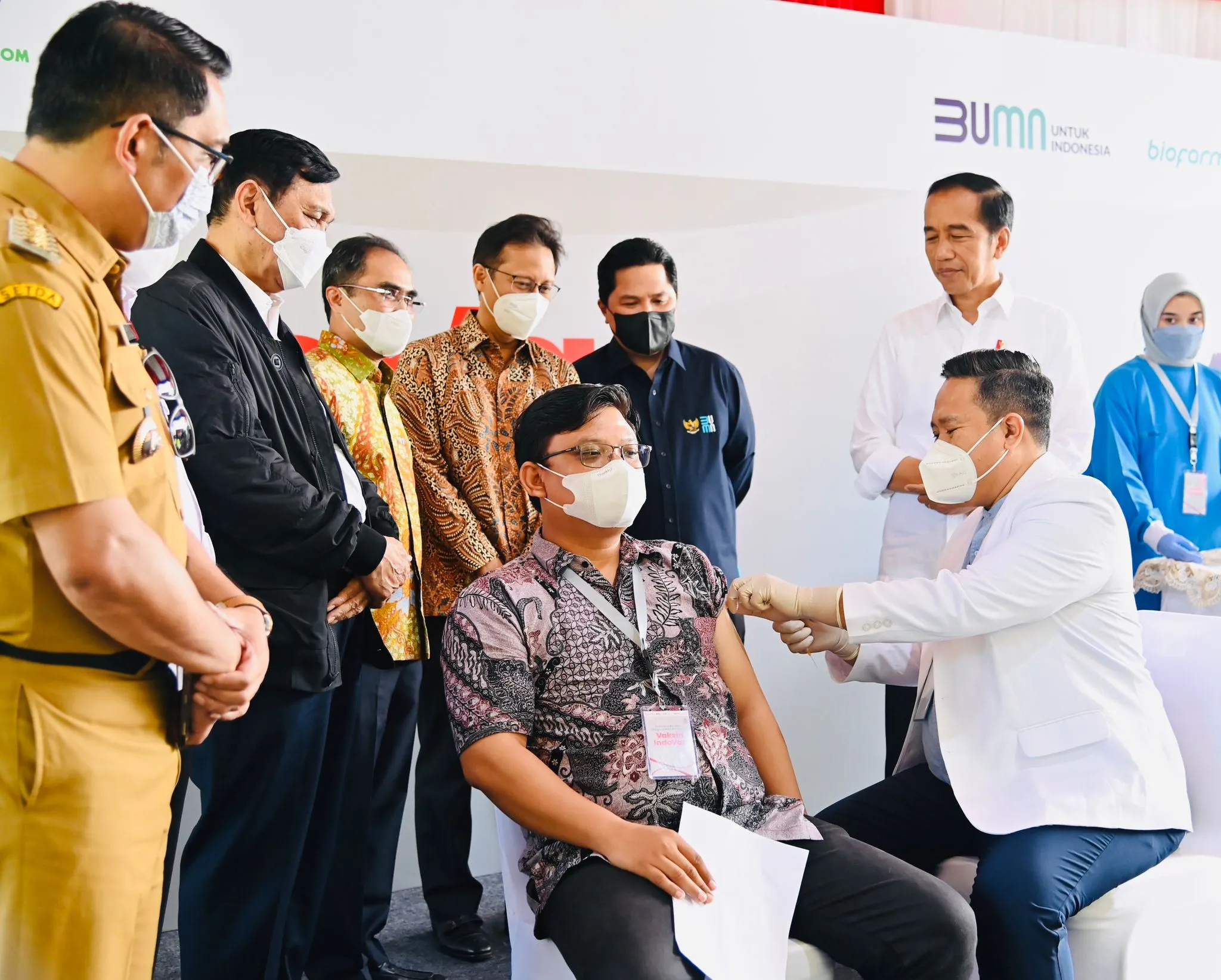 Setelah Berhasil Produksi IndoVac, Presiden Minta Bio Farma Terus Berinovasi