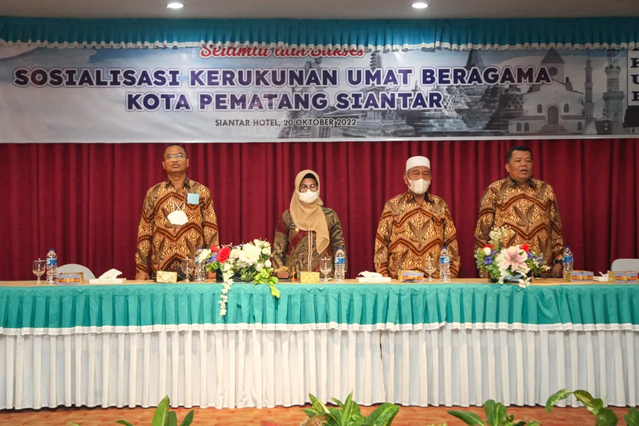 Wali Kota Siantar Ajak Ibu-ibu Lintas Agama FKUB Jaga Kerukunan