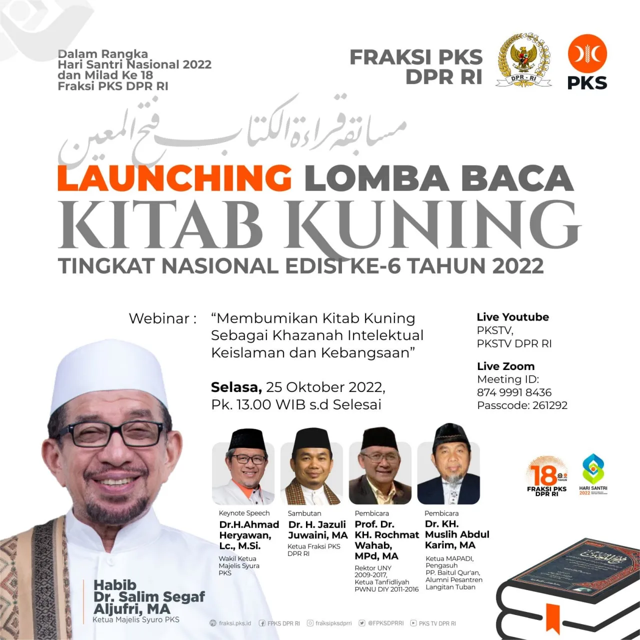 Fraksi PKS DPR Gelar Lomba Baca Kitab Kuning