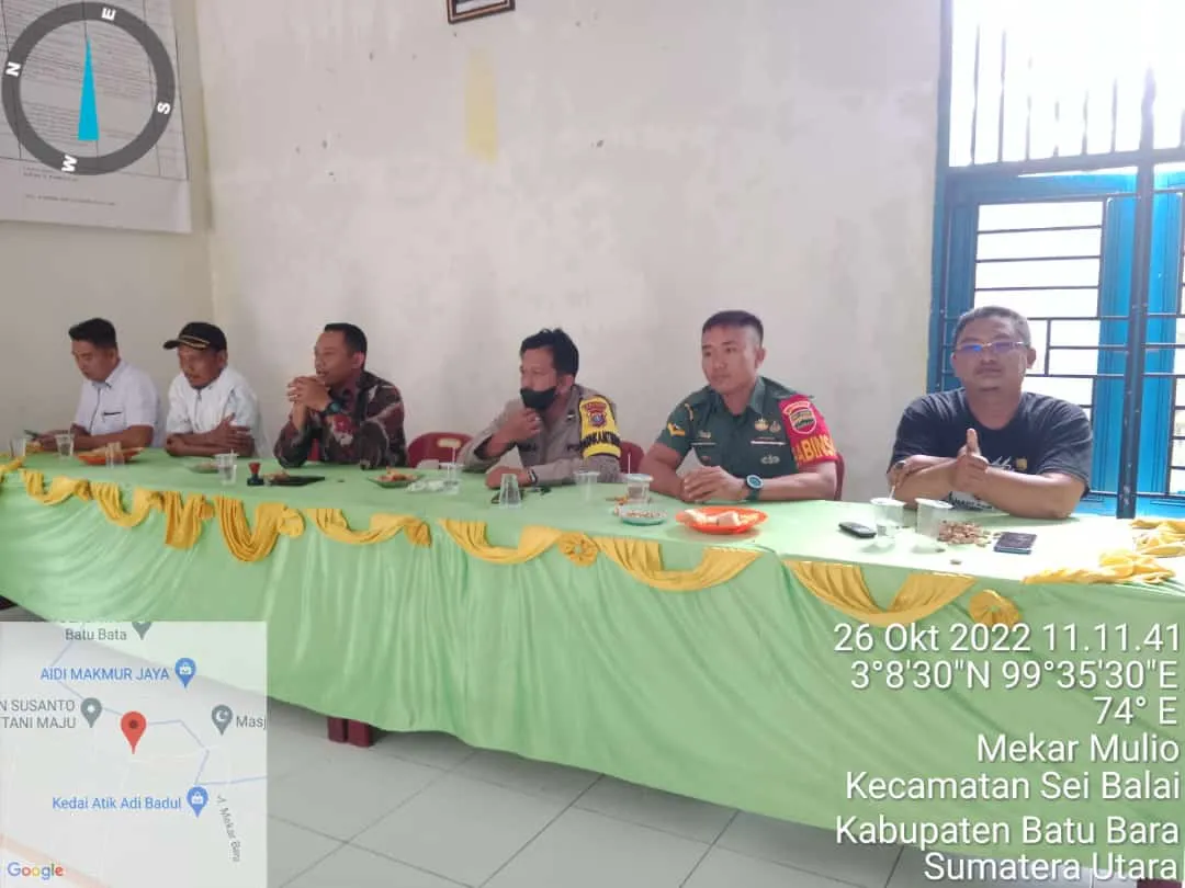 Polsek Lab.Ruku Gelar Sosialisasi Aktif Pos Kamling