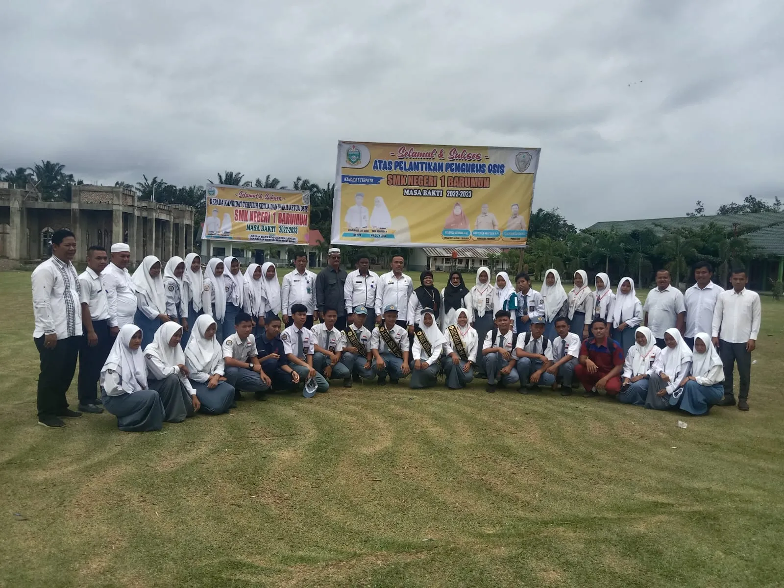 Arif dan Dina Terpilih Sebagai Pengurus OSIS SMKN 1 Barumun 2022/2023