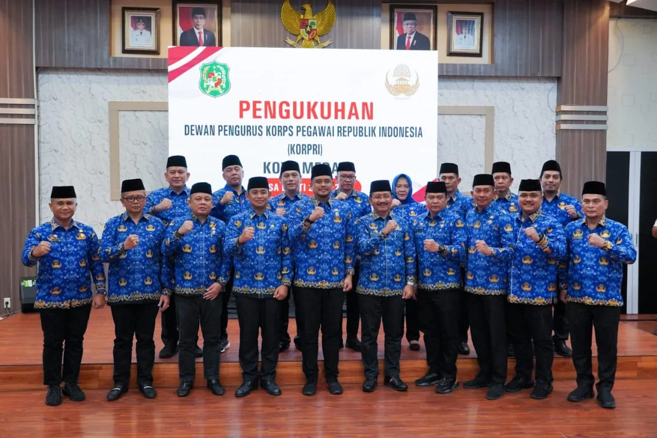 Dewan Pengurus Korpri Kota Medan Dikukuhkan
