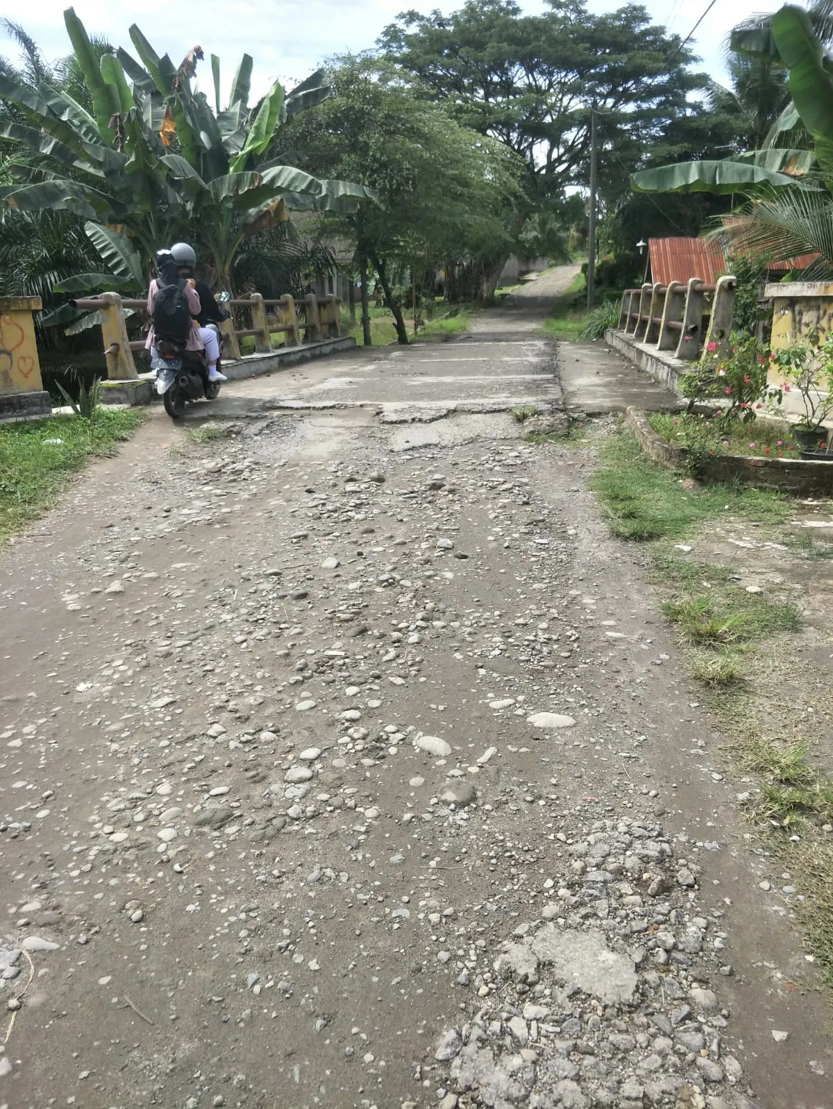 Jalan Menuju SMAN Gebang Kupak-kapik