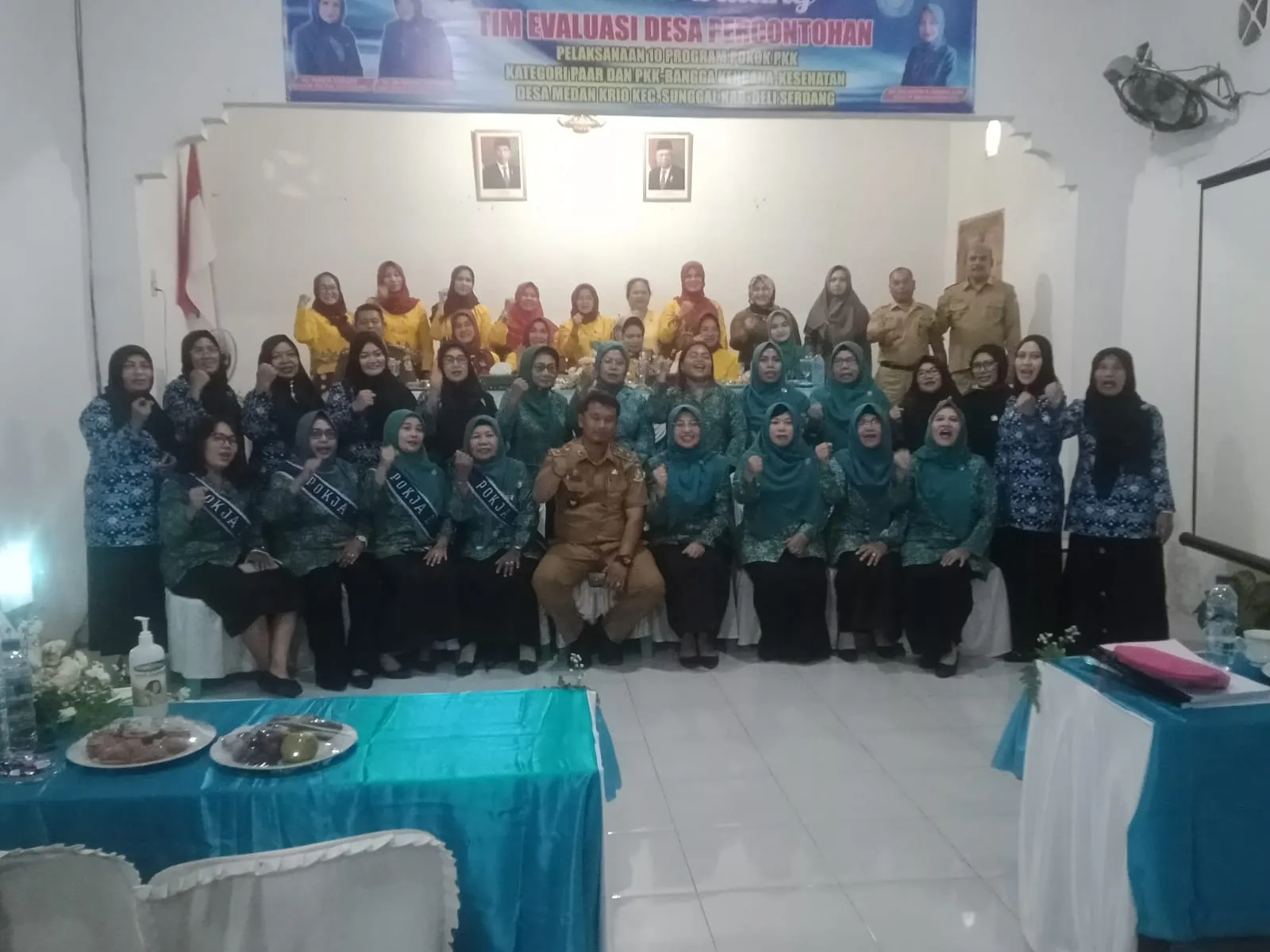 Tim Penggerak PKK Kab.Deli Serdang Kunjungi Desa Medan Krio