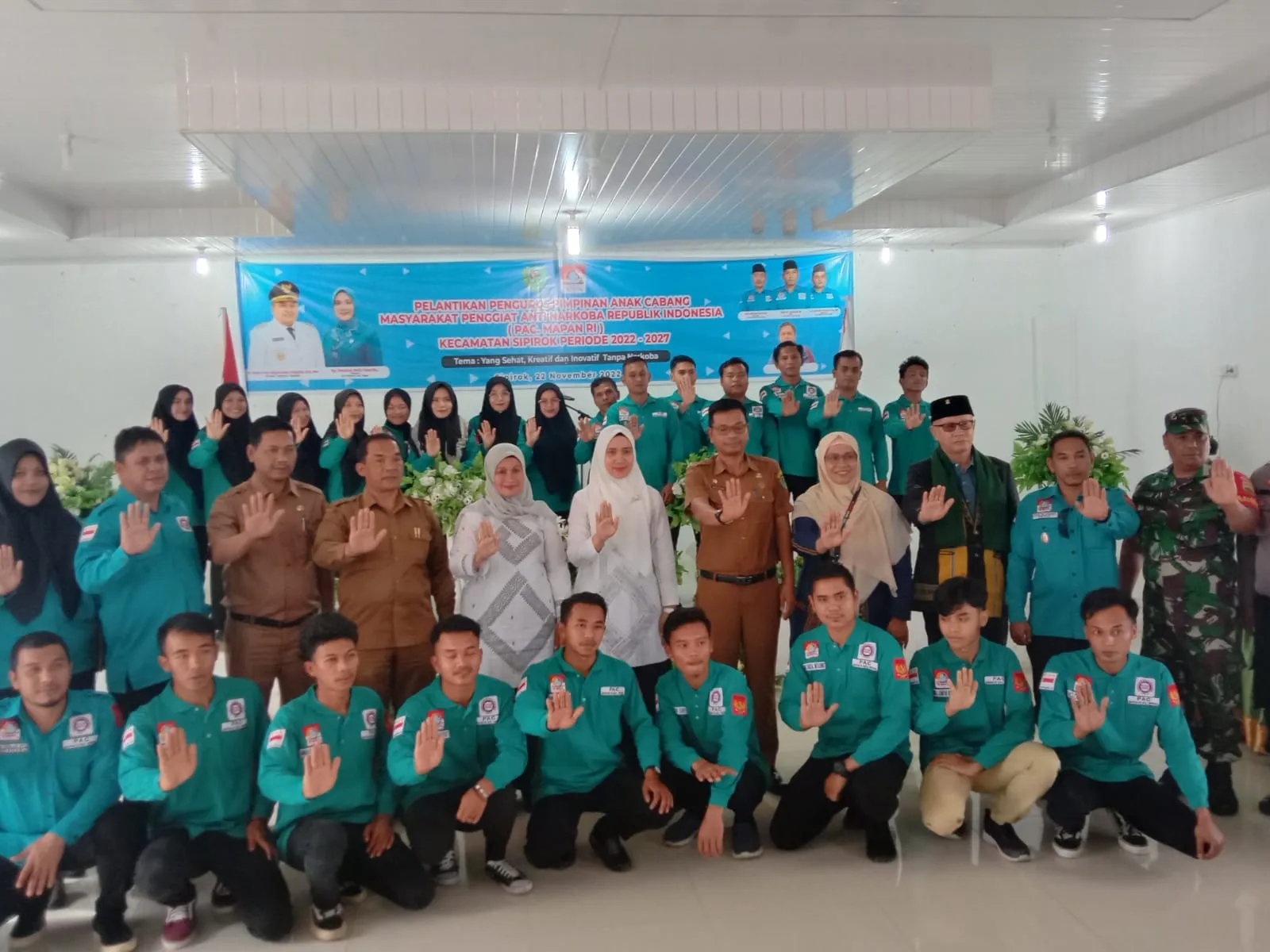 Bupati Tapsel Hadiri Pelantikan PAC Mapan RI Sipirok