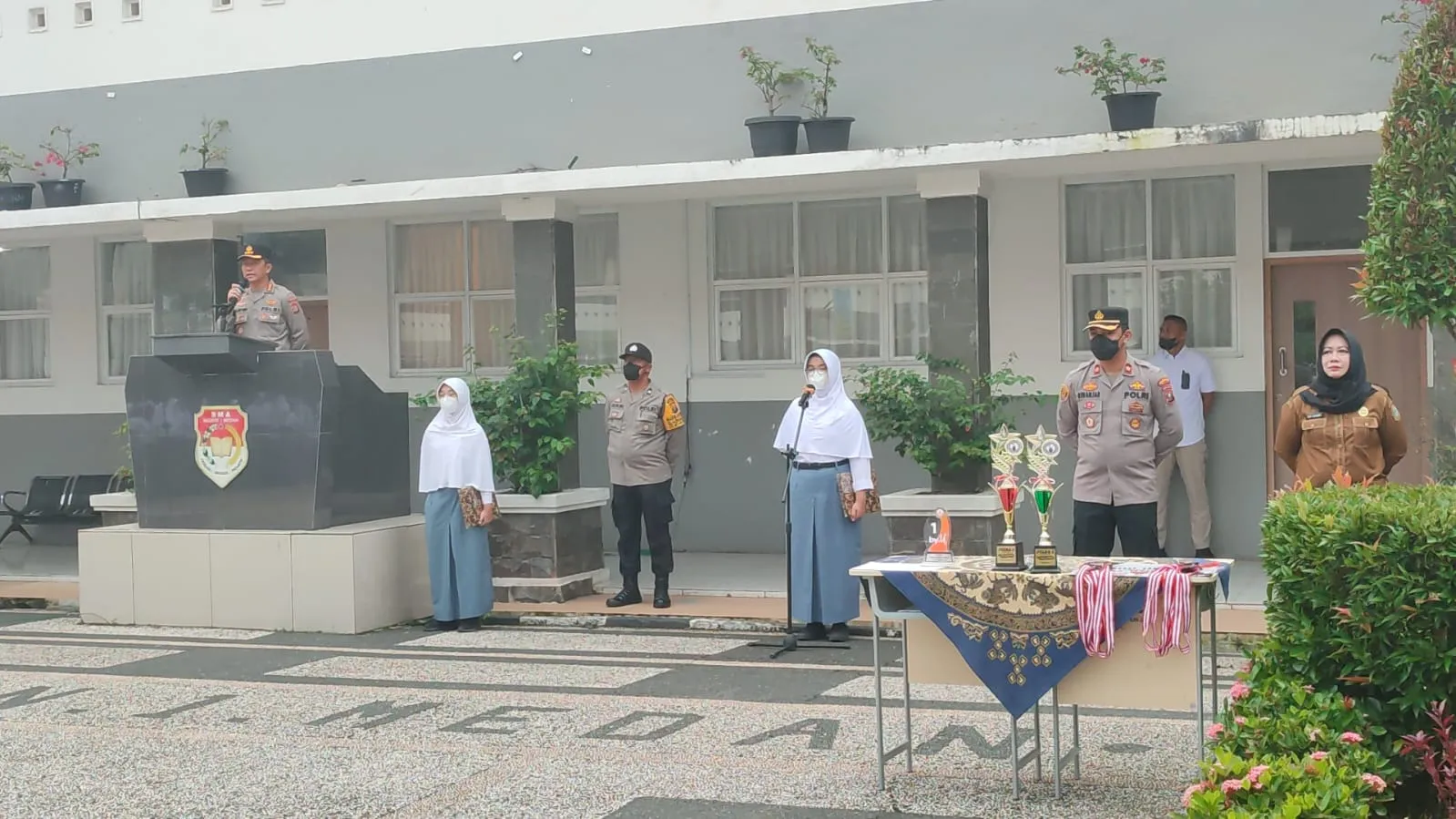Kapolrestabes Medan Beri Bimbingan Dan Himbauan Di SMA Negeri 1 Medan