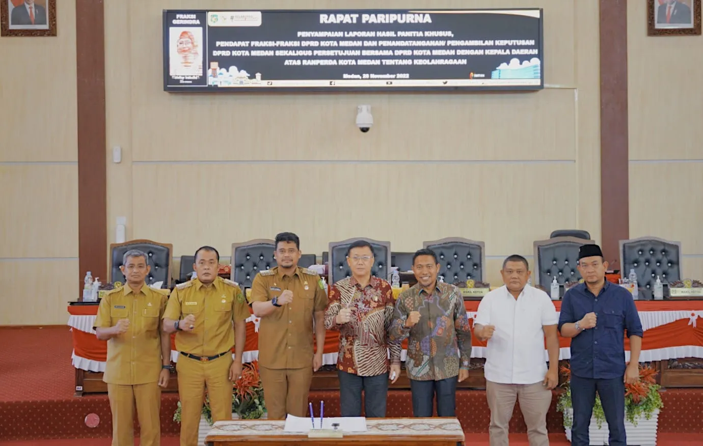 DPRD Medan Setujui Ranperda Keolahragaan Jadi Perda