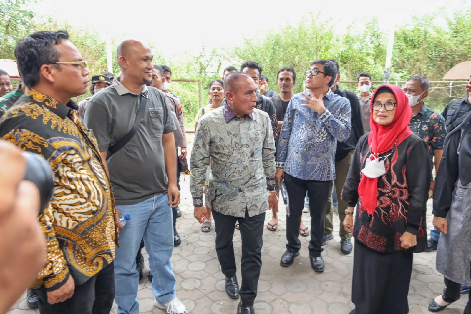 Gubsu Tinjau Stadion Sangnaualuh, Siap Gelontorkan Anggaran Revitalisasi Rp 50 Miliar