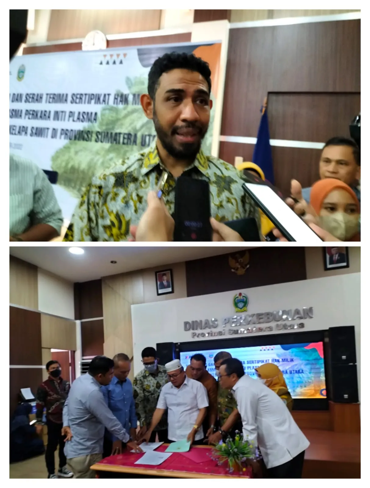 KPPU Fasilitasi Pemberian SHM Plasma Sawit Murni Madina